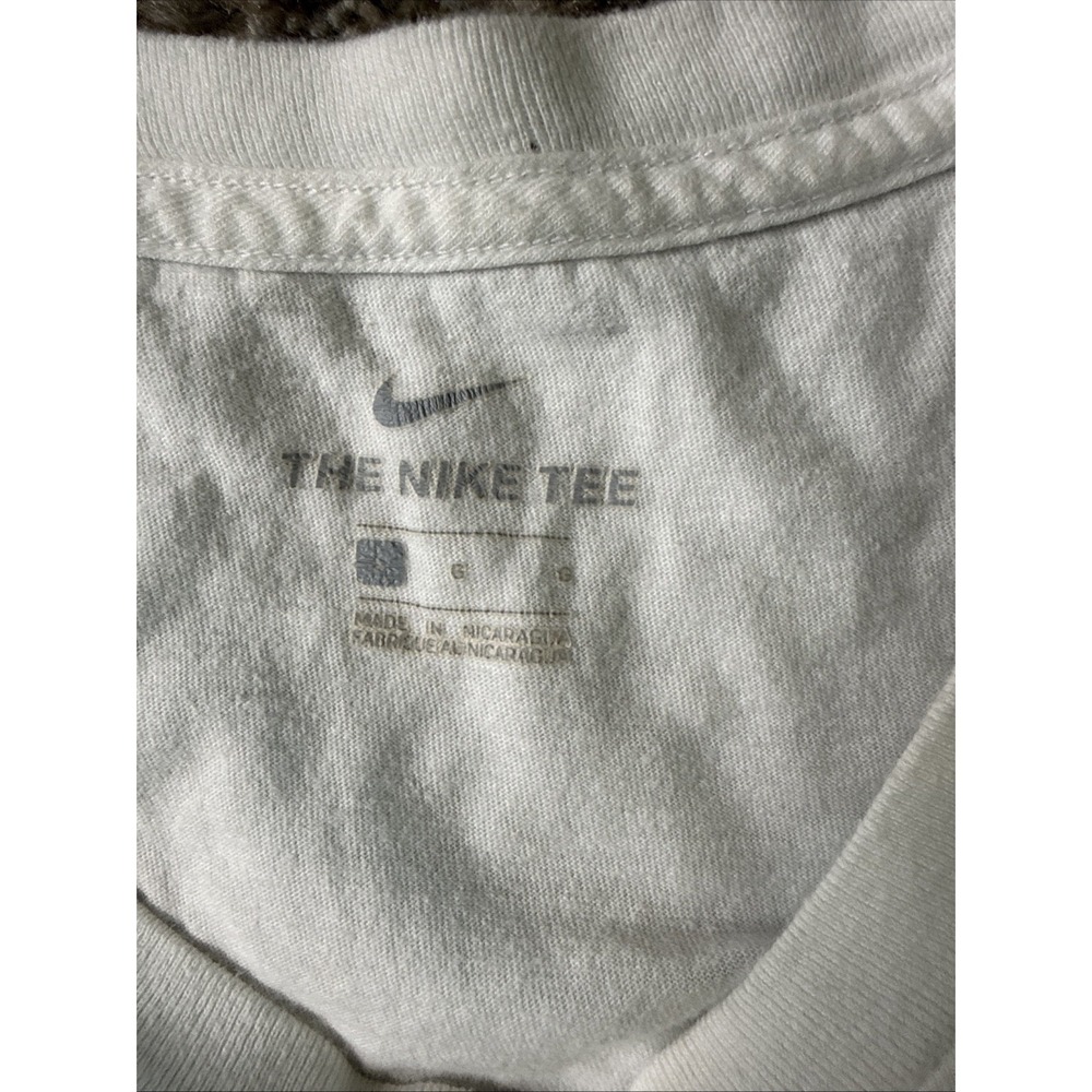 NIKE - The Nike Tee "Just Do It" T-Shirt White Size L - Picture 6 of 6